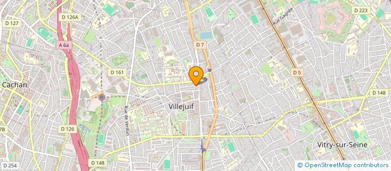 localisation de l'entreprise SCI LA GRALIERE à VILLEJUIF