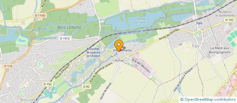 localisation de l'entreprise SCI LA GRAND COUR  EGLY