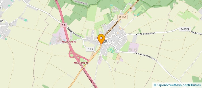 localisation de l'entreprise SCI LA GRAND CRU  URY