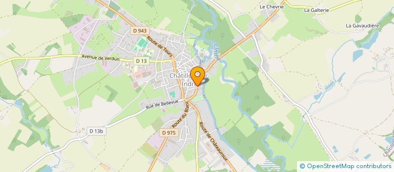 localisation de l'entreprise SCI LA GRAND MAISON à CHATILLON-SUR-INDRE