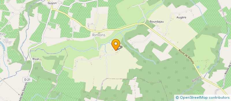 localisation de l'entreprise SCI LA GRAND POT  RIMONS