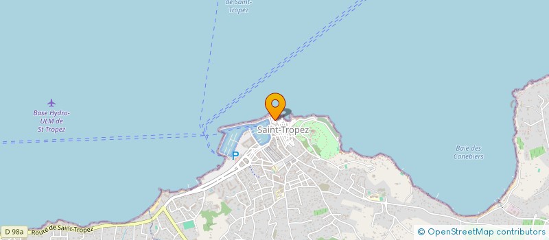 localisation de l'entreprise SCI LA GRANDE BLEUE à SAINT-TROPEZ