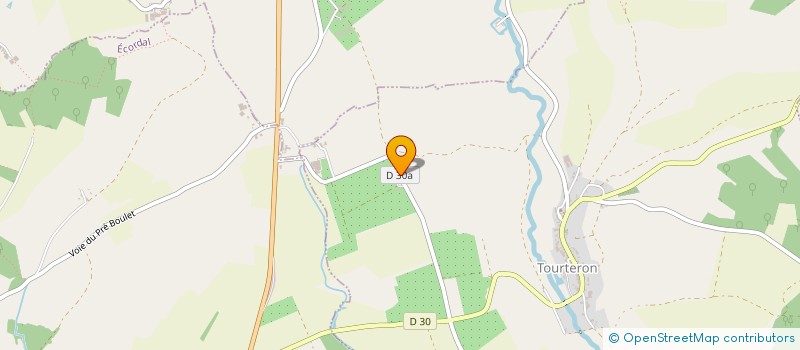 localisation de l'entreprise SCI  LA GRANDE BLEUE  TOURTERON