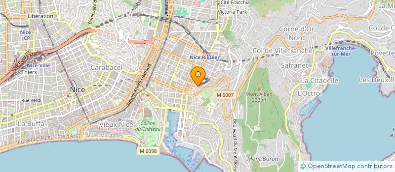 localisation de l'entreprise SCI LA GRANDE BLEUE  NICE
