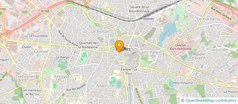 localisation de l'entreprise SCI LA GRANDE BRULONIERE à VANNES