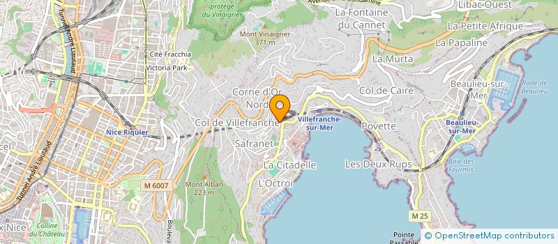 localisation de l'entreprise SCI LA GRANDE ECLUSE à VILLEFRANCHE-SUR-MER