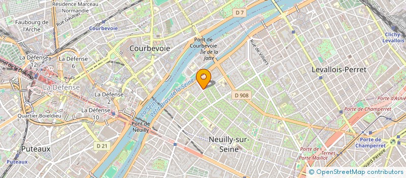 localisation de l'entreprise SCI LA GRANDE FERME DE CREPON à NEUILLY-SUR-SEINE