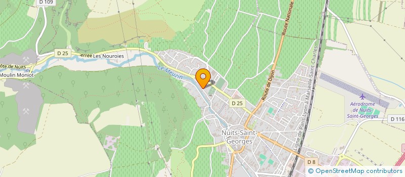 localisation de l'entreprise SCI LA GRANDE FIN BLANCHE à NUITS-SAINT-GEORGES