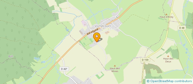 localisation de l'entreprise SCI LA GRANDE FIN NORD  VOMECOURT