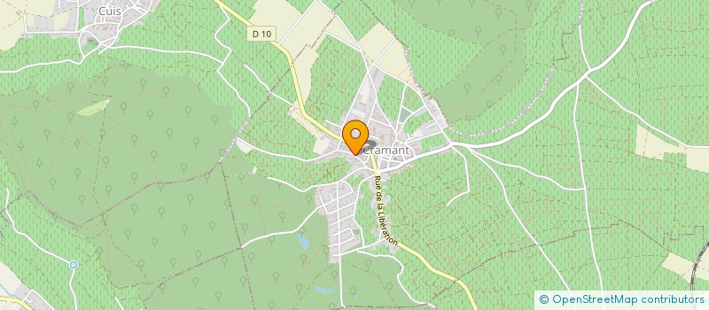 localisation de l'entreprise SCI LA GRANDE FONTAINE  CRAMANT