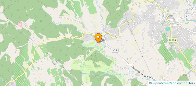 localisation de l'entreprise SCI LA GRANDE GARDETTE  PIERREVERT