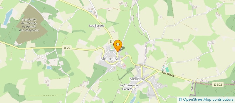 localisation de l'entreprise SCI LA GRANDE JEAUNIERE  MONTMIRAIL