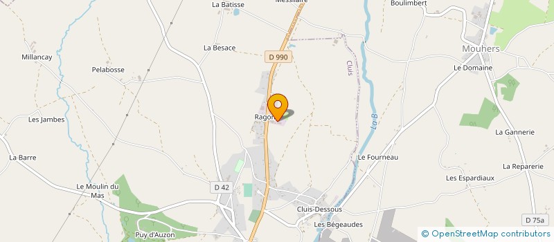 localisation de l'entreprise SCI LA GRANDE JUSTICE à CLUIS