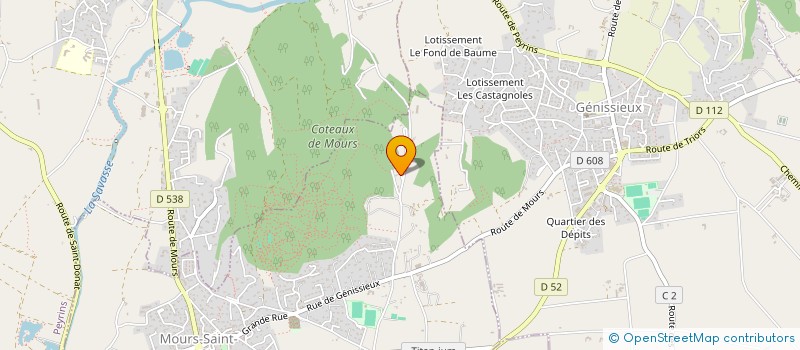 localisation de l'entreprise SCI LA GRANDE LAGUNE  MOURS-SAINT-EUSEBE