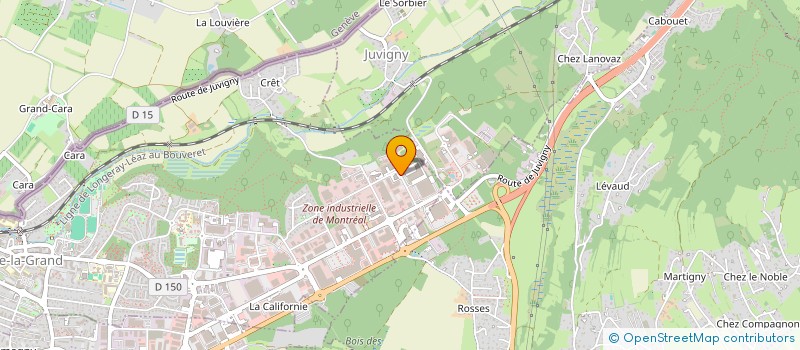 localisation de l'entreprise SCI LA GRANDE LANIERE  VILLE-LA-GRAND