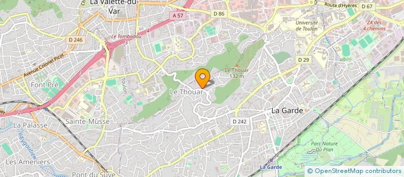 localisation de l'entreprise SCI LA GRANDE LUMIERE à LA GARDE