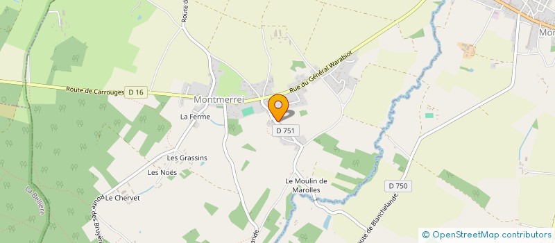 localisation de l'entreprise SCI LA GRANDE MAISON à MONTMERREI