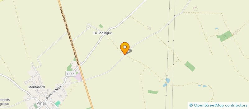 localisation de l'entreprise SCI LA GRANDE MAISON  VINEUIL