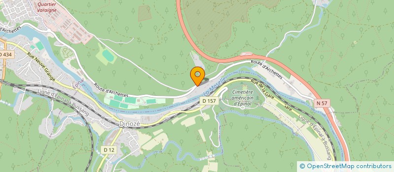 localisation de l'entreprise SCI LA GRANDE MOUCHE à EPINAL