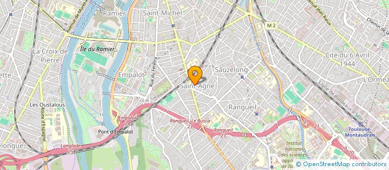 localisation de l'entreprise SCI LA GRANDE OURSE à TOULOUSE