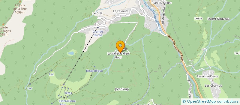 localisation de l'entreprise SCI LA GRANDE OURSE  SAINT-JEAN-D'AULPS