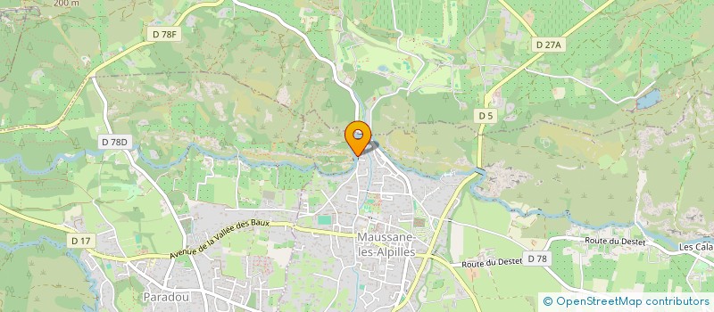 localisation de l'entreprise SCI LA GRANDE PI  MAUSSANE-LES-ALPILLES