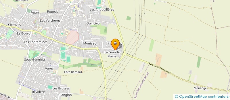 localisation de l'entreprise SCI LA GRANDE PLAINE  GENAS