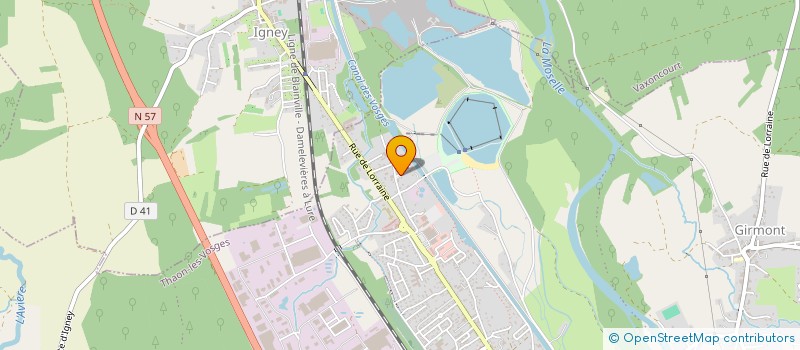 localisation de l'entreprise SCI LA GRANDE PONTA  THAON-LES-VOSGES