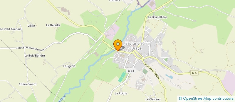 localisation de l'entreprise SCI LA GRANDE PRAIRIE  SAVIGNY-SUR-BRAYE