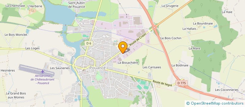 localisation de l'entreprise SCI LA GRANDE PREE à OMBREE D'ANJOU