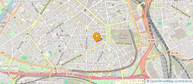 localisation de l'entreprise SCI LA GRANDE PREE à LILLE