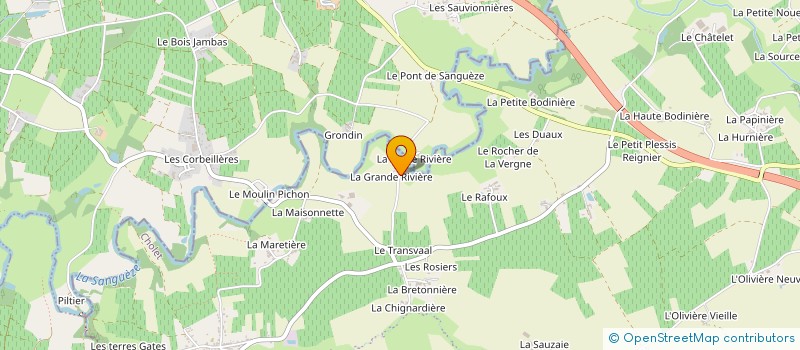 localisation de l'entreprise SCI LA GRANDE RIVIERE à SEVREMOINE