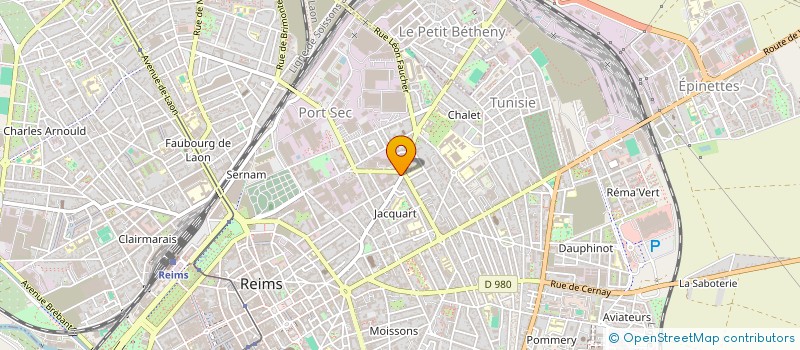 localisation de l'entreprise SCI LA GRANDE ROIZE  REIMS