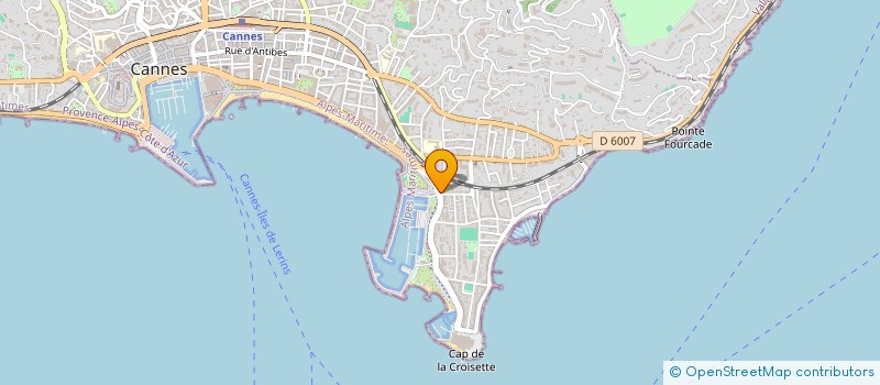 localisation de l'entreprise SCI LA GRANDE ROUTE à CANNES