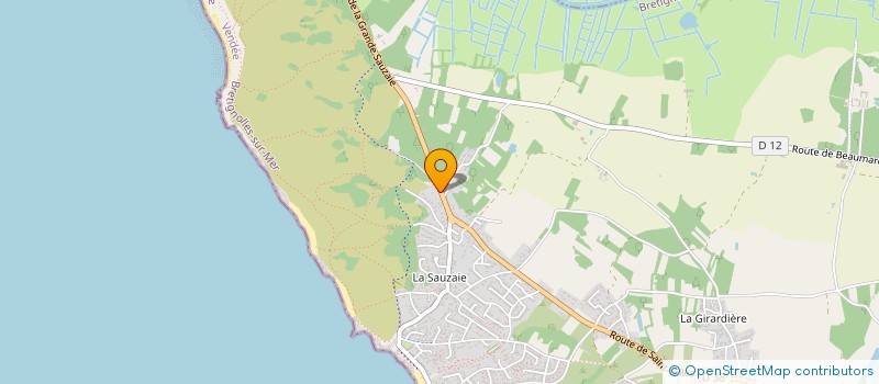 localisation de l'entreprise SCI LA GRANDE SAUZAIE à BRETIGNOLLES-SUR-MER