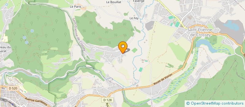 localisation de l'entreprise SCI LA GRANDE SURE  SAINT-ETIENNE-DE-CROSSEY