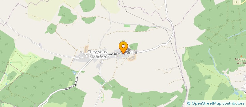 localisation de l'entreprise SCI LA GRANDE THEY  THEY-SOUS-MONTFORT
