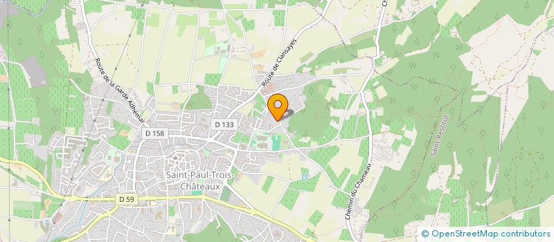 localisation de l'entreprise SCI LA GRANDE VIGNE  SAINT-PAUL-TROIS-CHATEAUX