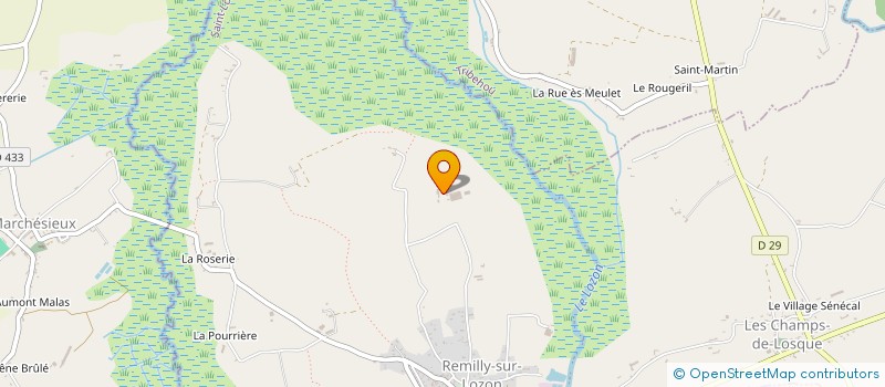 localisation de l'entreprise SCI LA GRANDERIE  REMILLY LES MARAIS