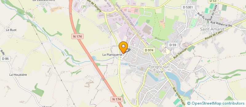 localisation de l'entreprise SCI LA GRANDVILLE  TORIGNY-LES-VILLES