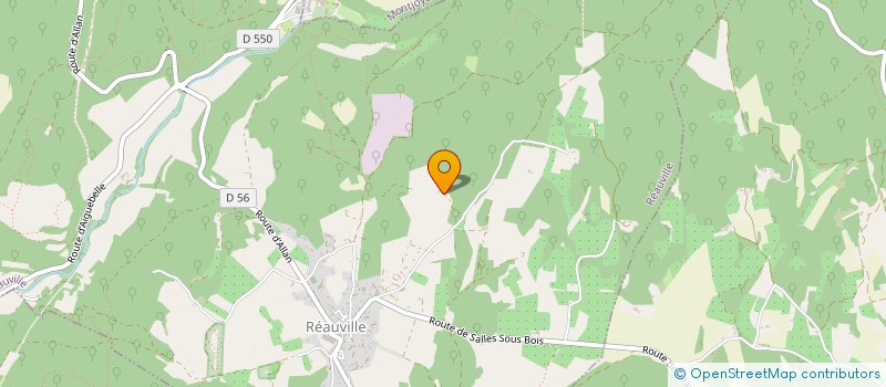 localisation de l'entreprise SCI LA GRANGE 2008  REAUVILLE