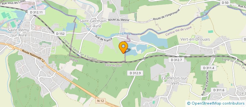 localisation de l'entreprise SCI LA GRANGE à SAINT-GERMAIN-SUR-AVRE
