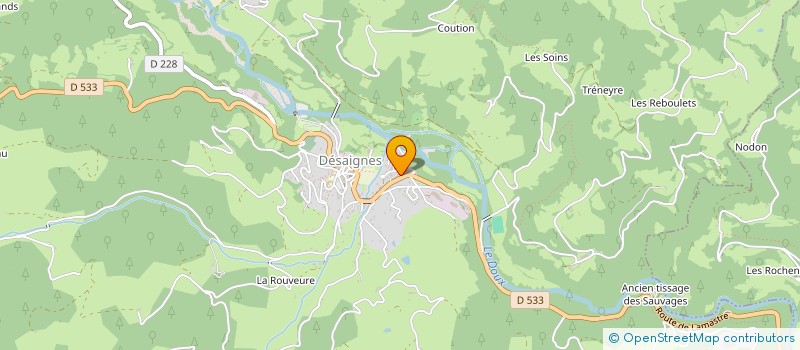 localisation de l'entreprise SCI LA GRANGE  DESAIGNES