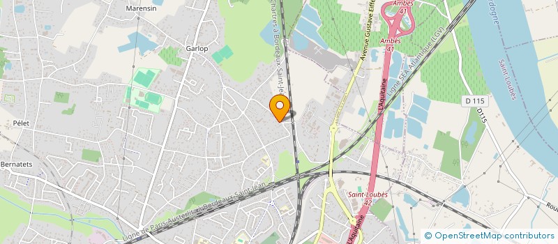 localisation de l'entreprise SCI LA GRANGE  AMBARES-ET-LAGRAVE