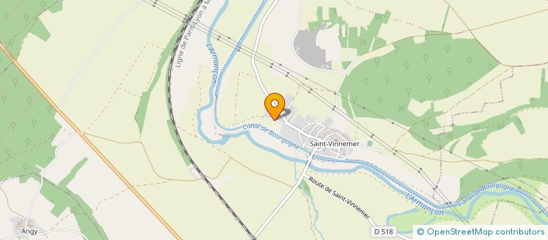 localisation de l'entreprise SCI LA GRANGE  TANLAY