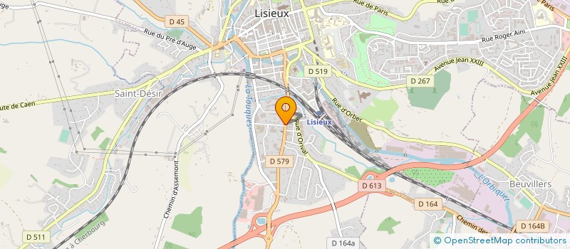localisation de l'entreprise SCI LA GRANGE  CAEN