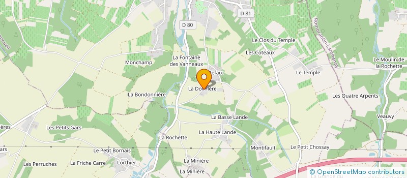 localisation de l'entreprise SCI LA GRANGE  FRANCUEIL