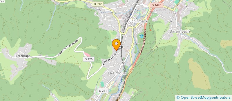 localisation de l'entreprise SCI LA GRANGE  LA BROQUE