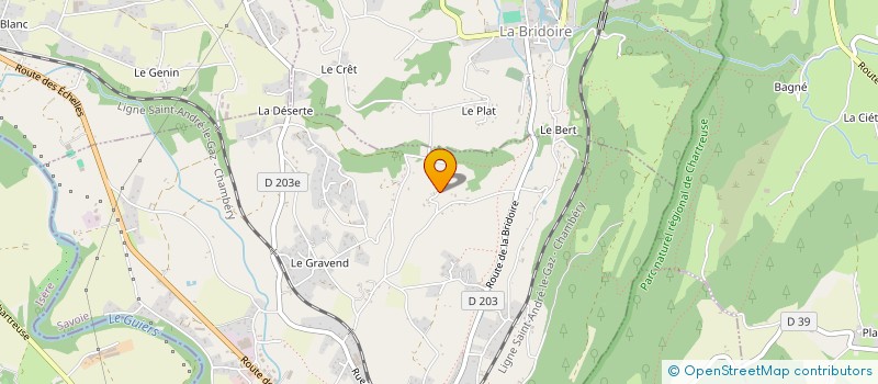 localisation de l'entreprise SCI LA GRANGE  SAINT-BERON