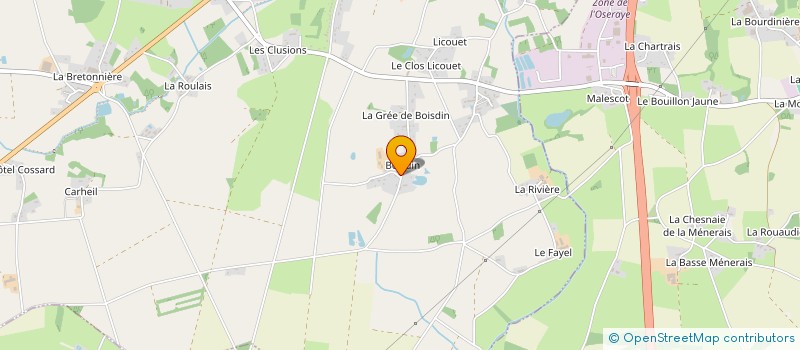 localisation de l'entreprise SCI LA GRANGE  LA GRIGONNAIS